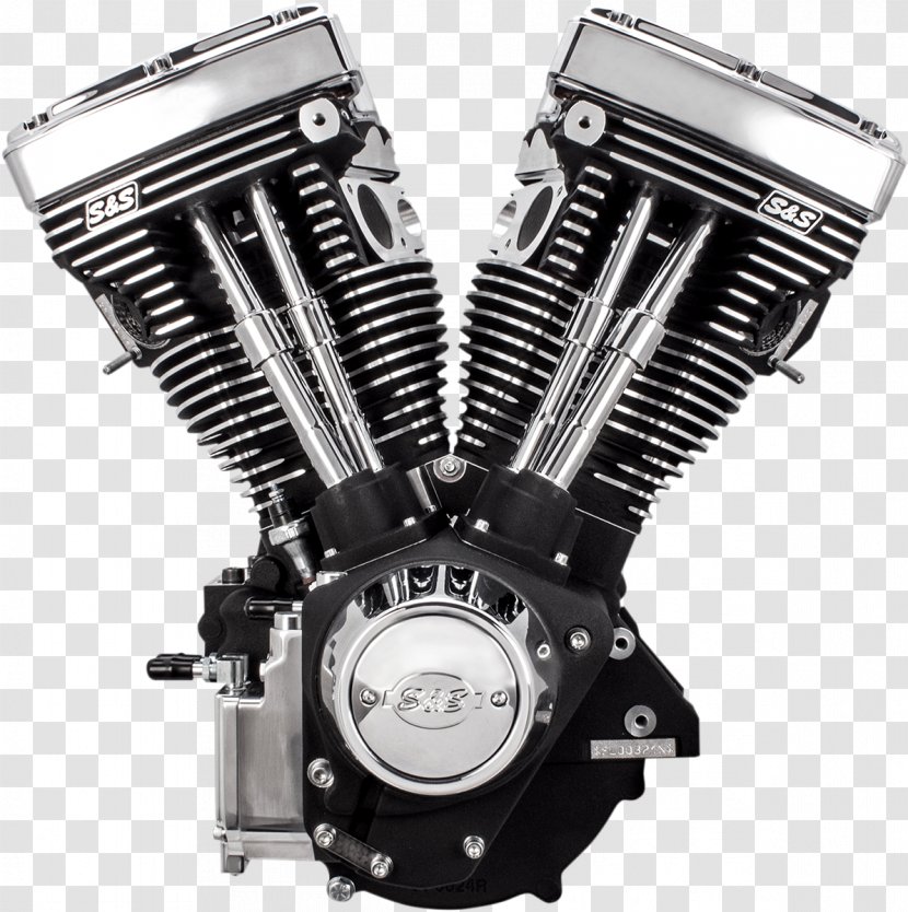 Harley-Davidson Evolution Engine Long Block S&S Cycle - Cylinder Transparent PNG