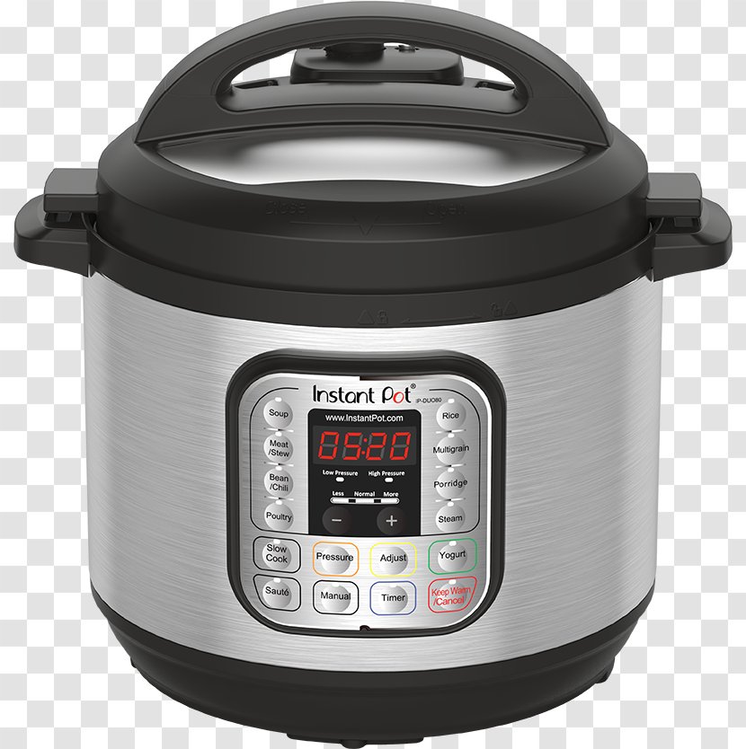 Pressure Cooking Slow Cookers Instant Pot IP-DUO60 - Cooker Transparent PNG