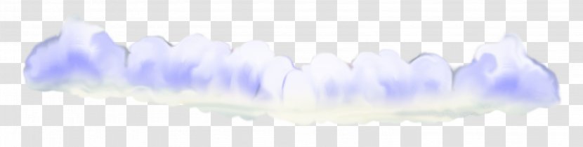 Blue Petal Font - Lavender - Purple Clouds Transparent PNG
