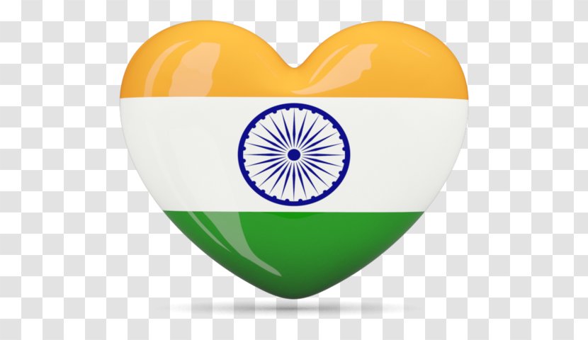 Golden Temple Flag Of India - Heart - Icons Windows Indian For Transparent PNG