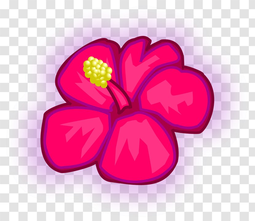 Hawaii Clip Art Lei Openclipart Vector Graphics - Petal - Flower Transparent PNG