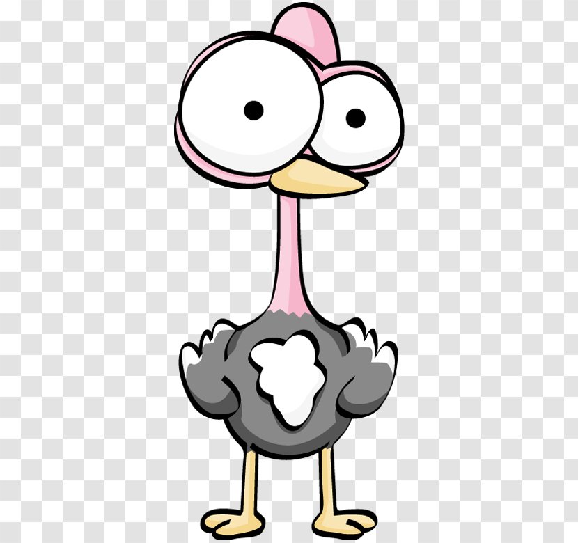 Common Ostrich Cartoon Drawing Photography Clip Art - Funny Animals Transparent PNG