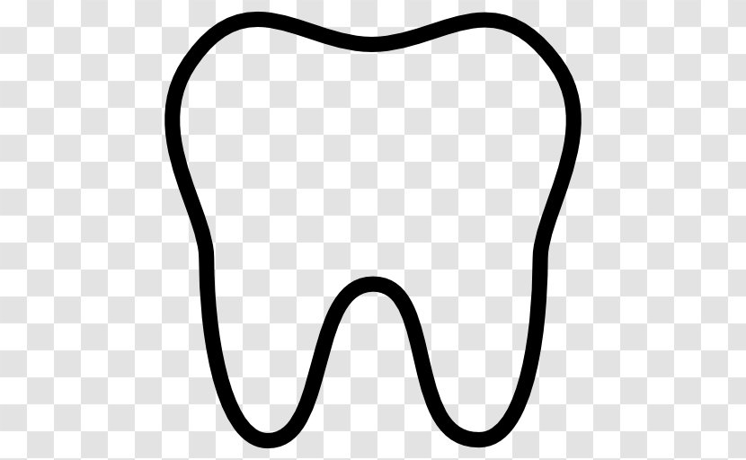 Tooth Clip Art - White - Dente Transparent PNG