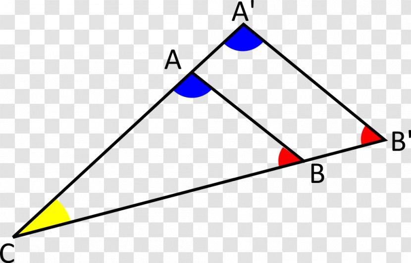 Triangle Similarity Intercept Theorem Congruence Transversal - Triangulo Transparent PNG
