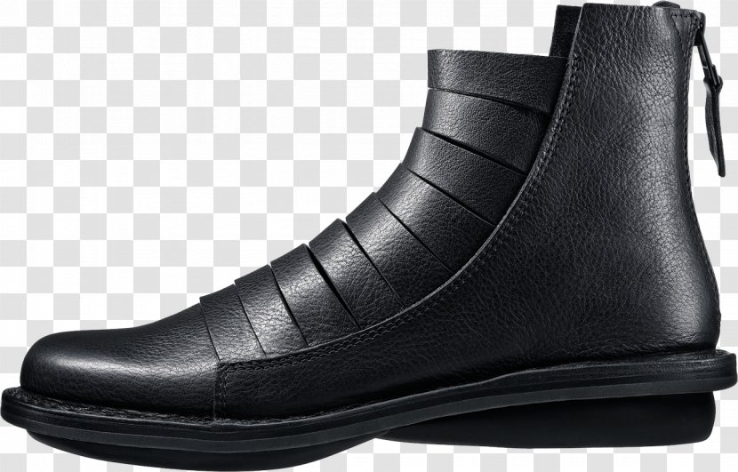 Motorcycle Boot Heel Fashion Zipper - Black Transparent PNG