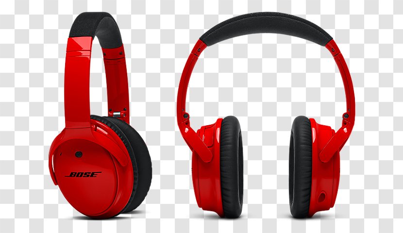 Bose QuietComfort 25 Noise-cancelling Headphones Corporation - Noise - Red Transparent PNG