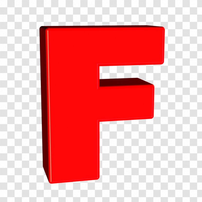 Letter F Alphabet Sort - Number - Letters 3d Transparent PNG