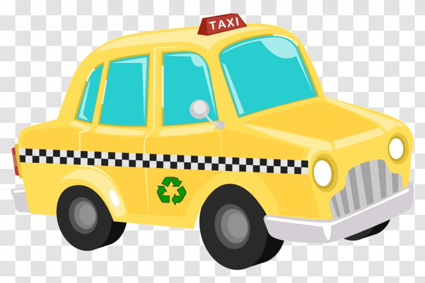 Taxi Yellow Cab Hackney Carriage Clip Art Transparent PNG