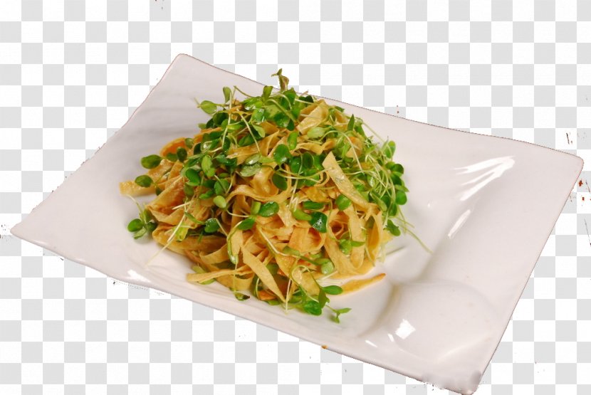 Soybean Sprout Vegetarian Cuisine Tofu Skin Food - Dish - Cooking Transparent PNG