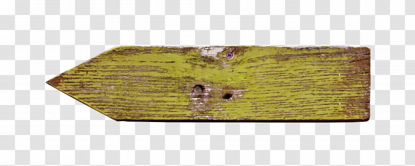 Rectangle Wood Animal - Green Arrow Transparent PNG