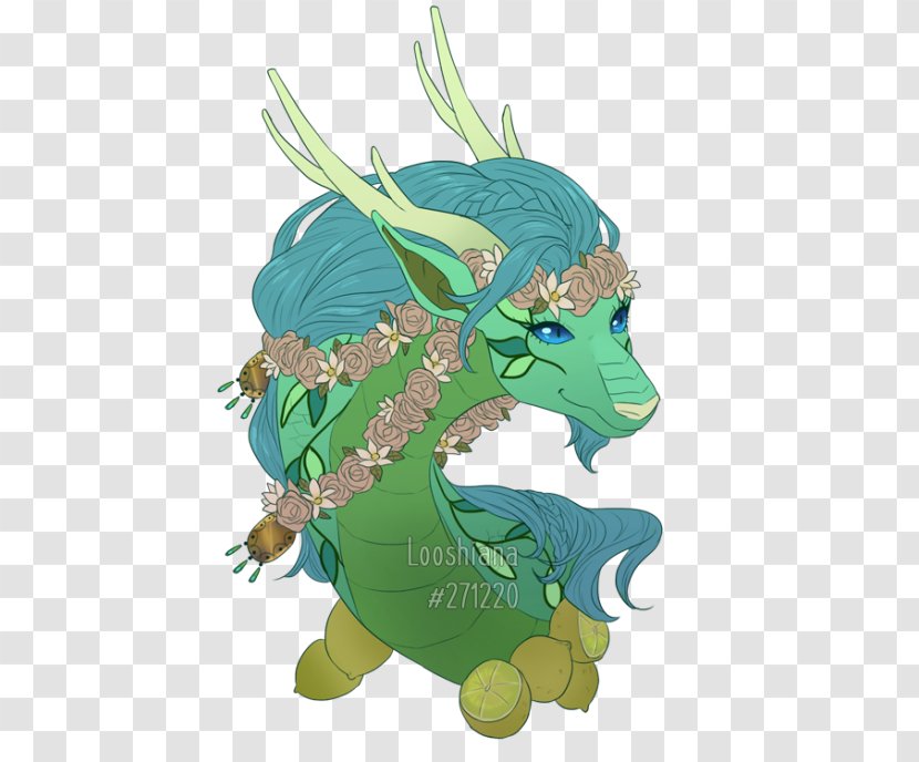 Dragon Cartoon Plant - Mythical Creature Transparent PNG