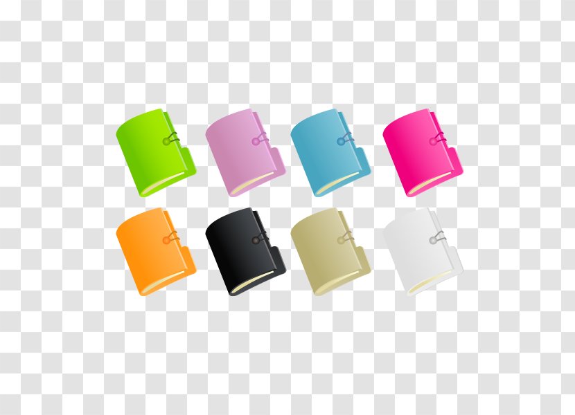 File Folder Directory Icon - Vector Notebook Transparent PNG