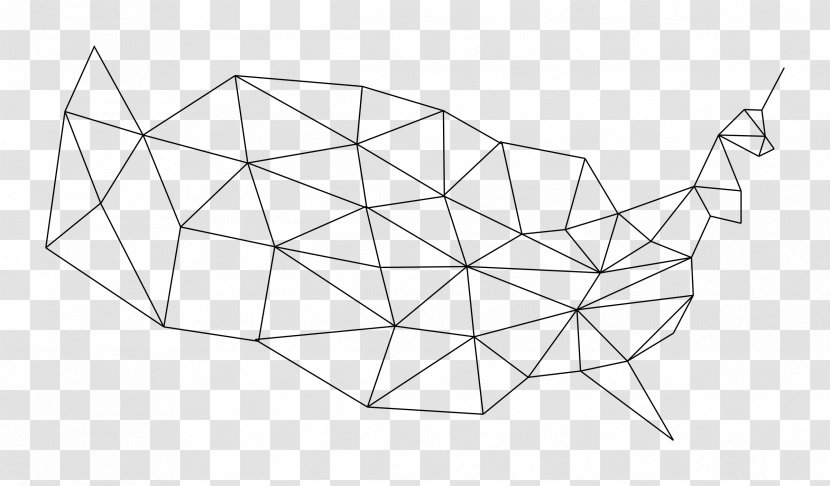 Line Art Triangle Drawing Point - Structure Transparent PNG