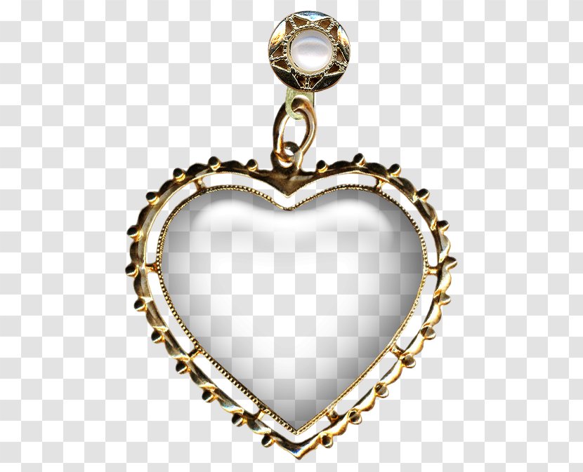 Locket Earring Charms & Pendants Necklace Chain - Metal Heart Pendant Transparent PNG