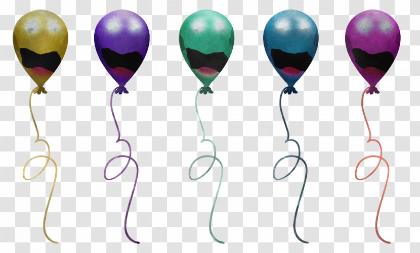 Balloon Purple Transparent PNG