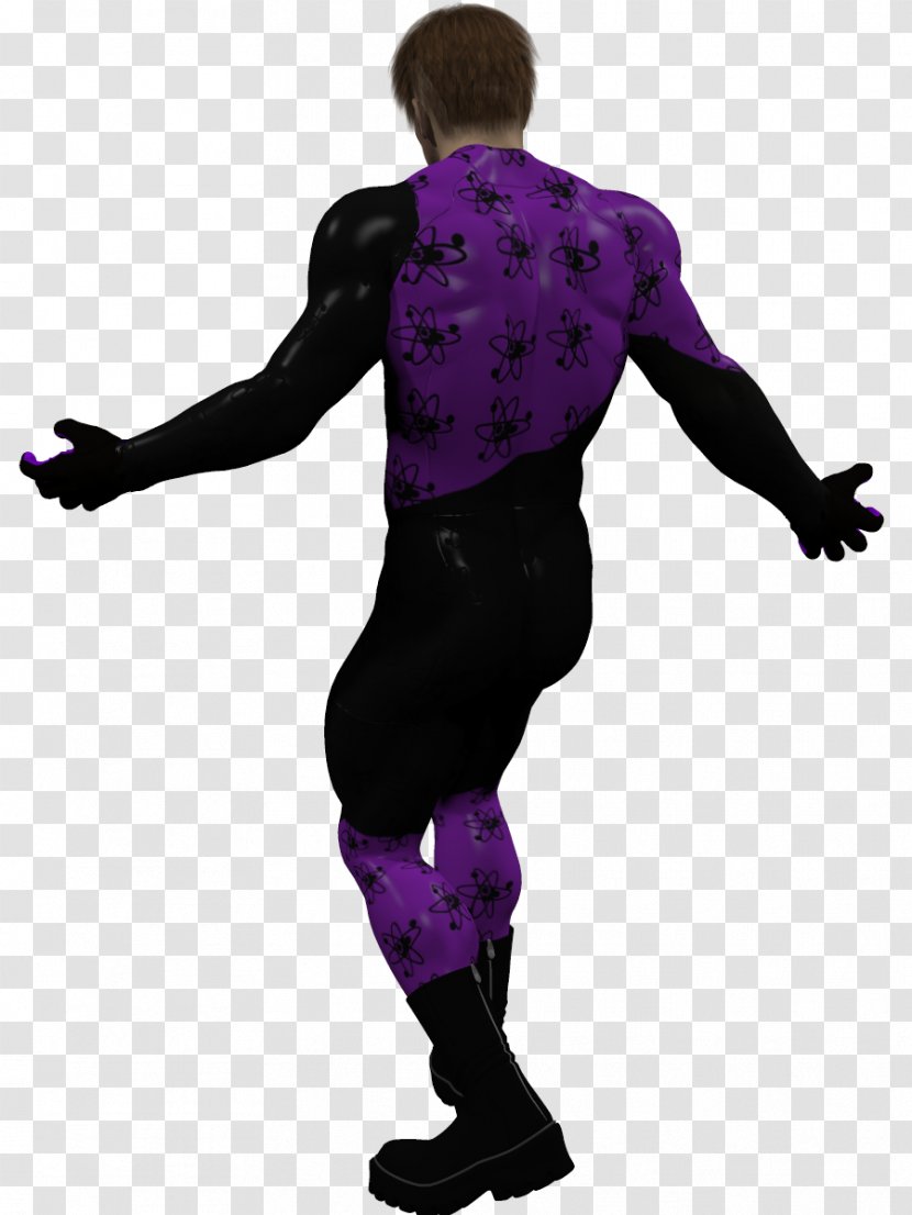 Dry Suit Purple Violet Costume Shoe - Character - Atomization Transparent PNG