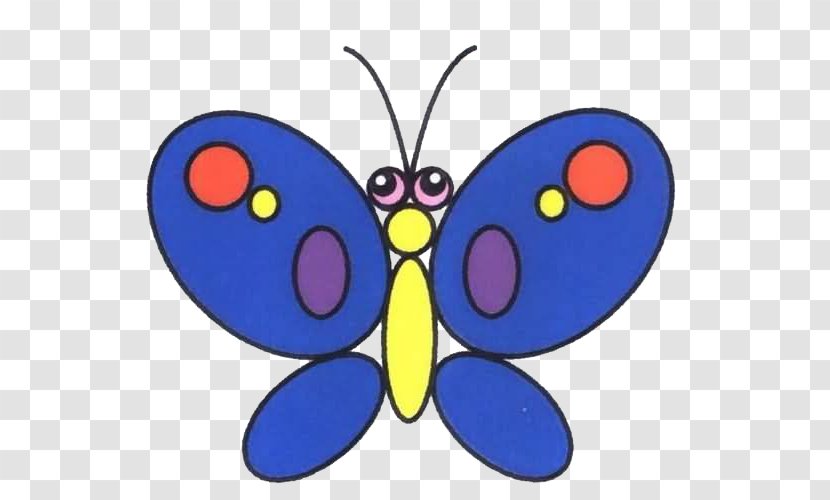 Butterfly Stroke Shape - Ladybird - Blue Transparent PNG