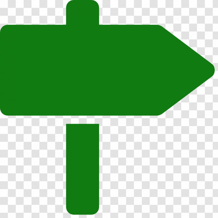 Line Green Clip Art - Signpost Transparent PNG