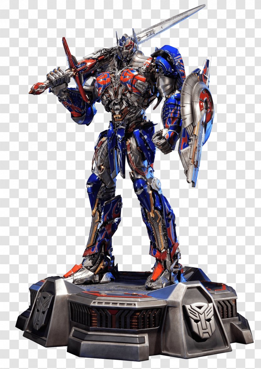 Optimus Prime Ironhide Statue Transformers - Fictional Character Transparent PNG