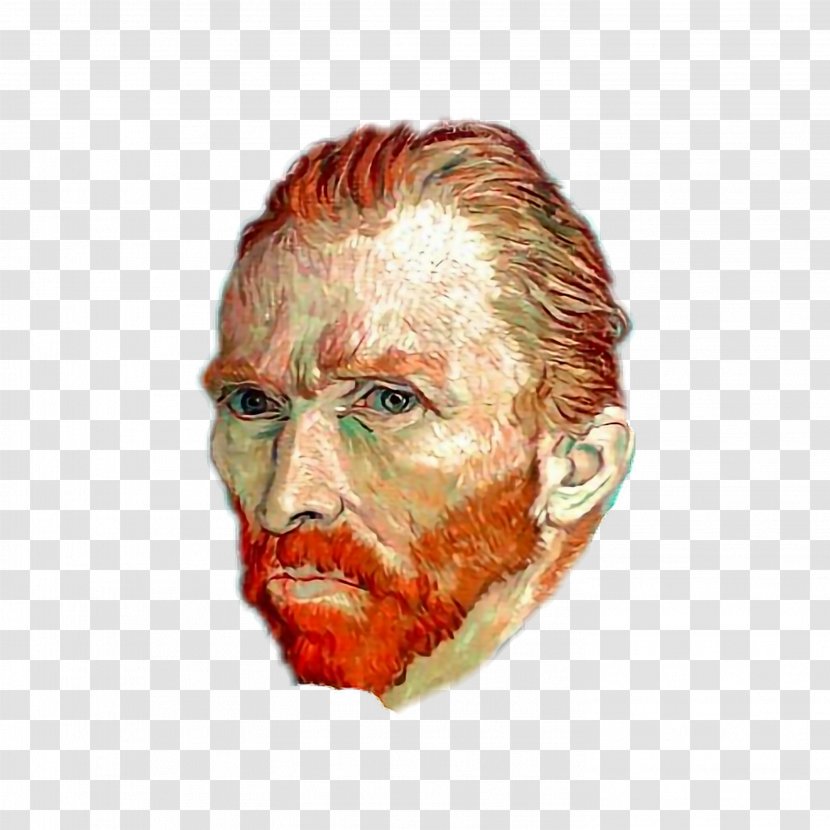 Vincent Van Gogh Self-portrait Musée D'Orsay The Starry Night Painting - Face Transparent PNG