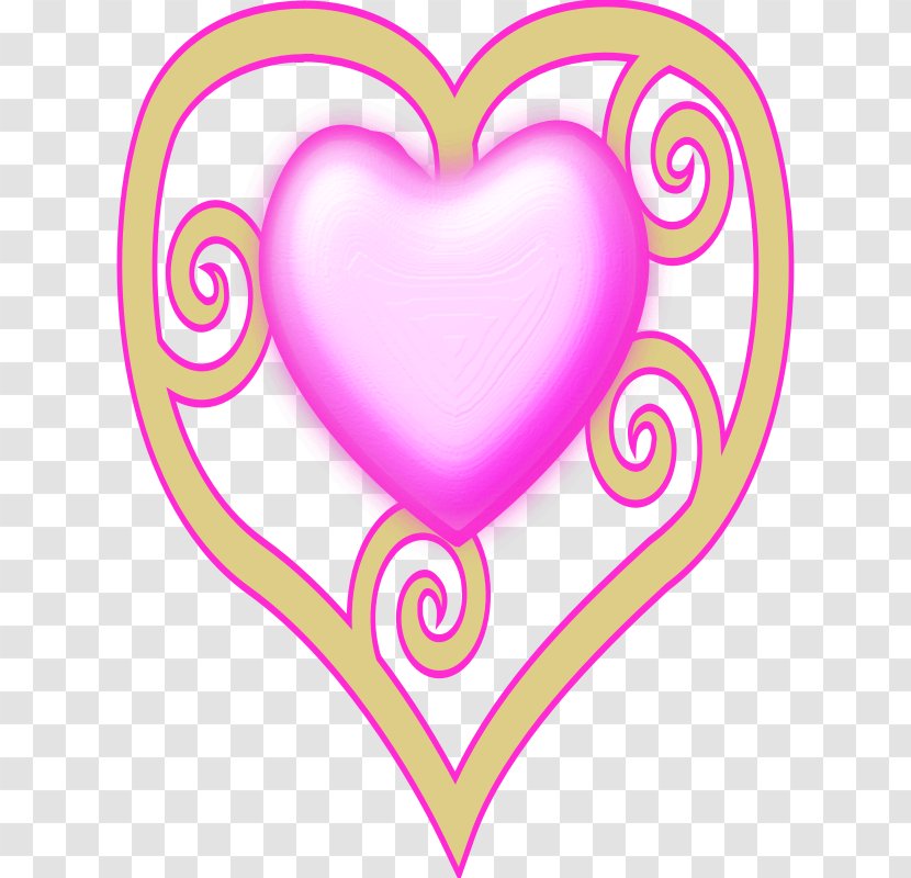 Crown Free Content Clip Art - Heart - Pink Image Transparent PNG