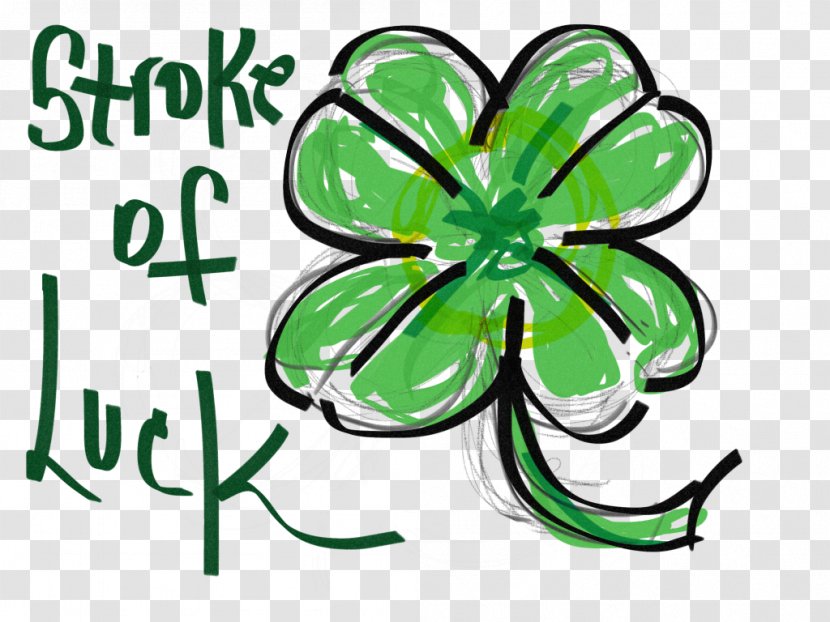 Shamrock Symbol Plant Leaf - Lucky Symbols Transparent PNG