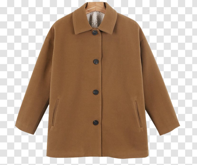 Coat Leather Jacket Peuterey Blazer - Beige Transparent PNG