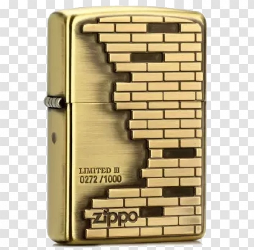 Europe Brick Zippo Metal - Frame - European Wind Pattern Transparent PNG