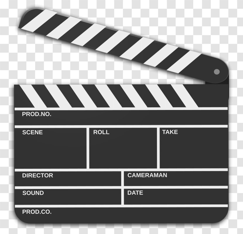 Clapperboard Scene Clip Art Image Film - Text - Design Transparent PNG