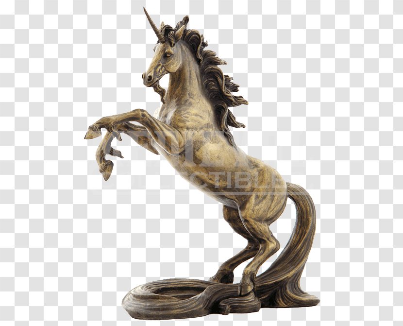 Figurine Bronze Sculpture Classical Statue - Unicorn Transparent PNG