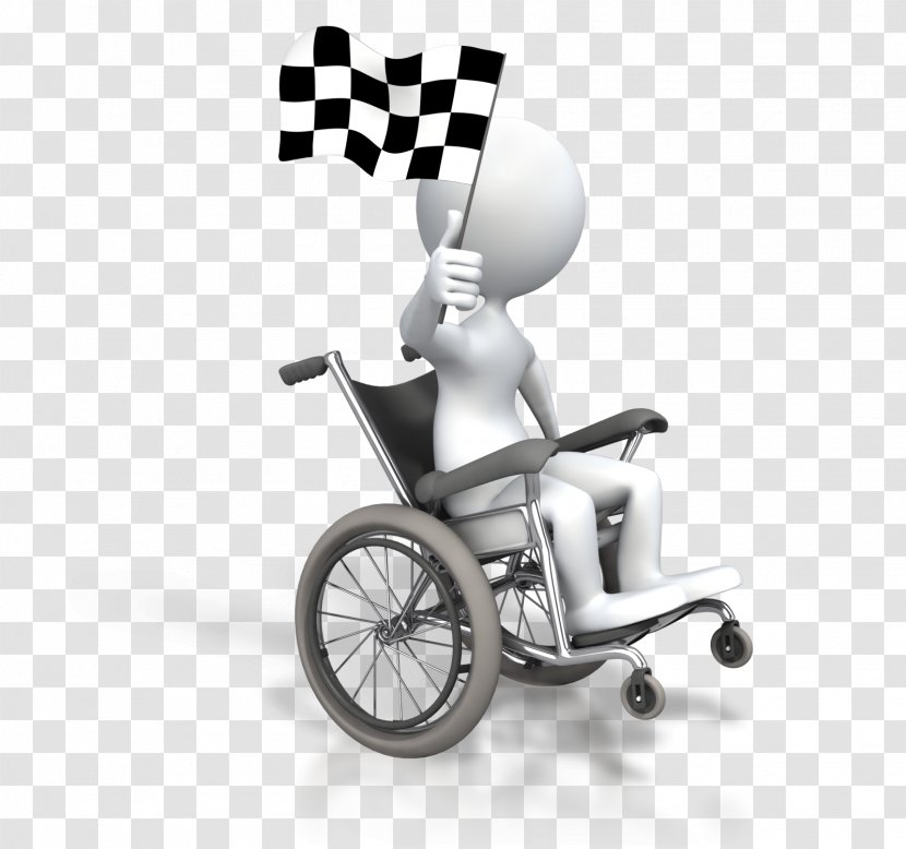 Wheelchair Racing Animation Disability Stick Figure - Motor Vehicle Transparent PNG