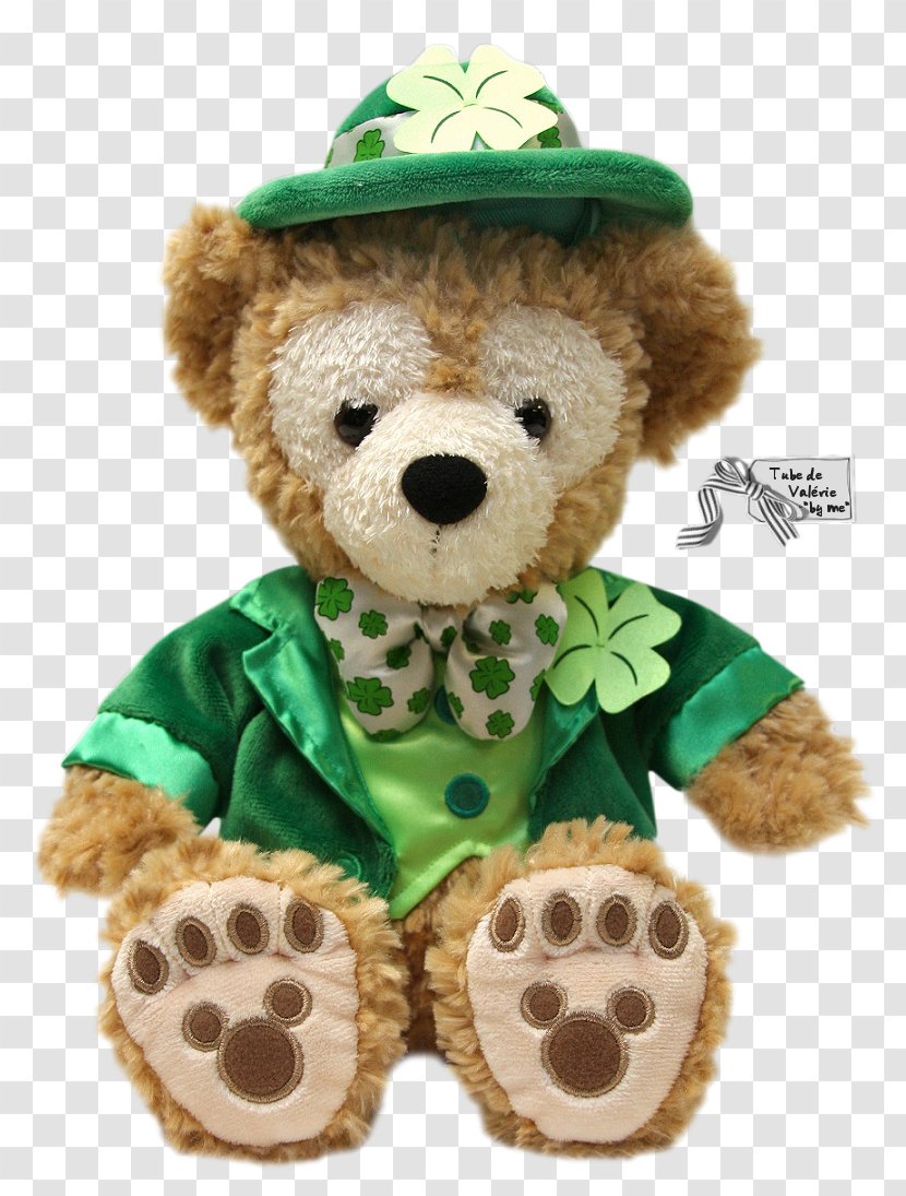 Duffy The Disney Bear Saint Patrick's Day Celebrate St. Happy - Silhouette Transparent PNG