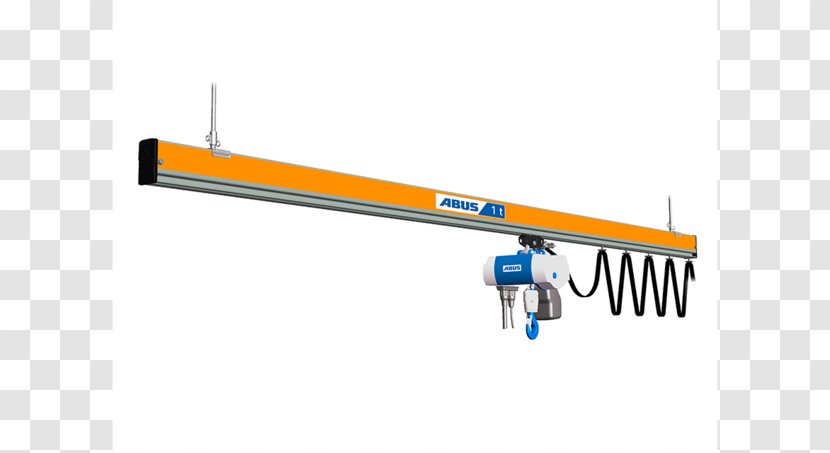 Monorail Abus Kransysteme Overhead Crane Hoist - System - Line Spacing Material Transparent PNG