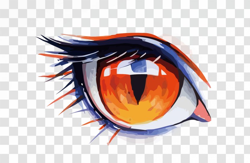 Watercolor Painting Drawing Eye - Vector Eyes Transparent PNG