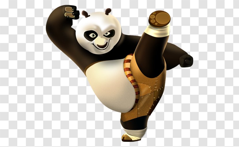 Po Tigress Giant Panda Kung Fu - Bear - Cartoon Transparent PNG