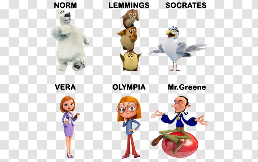 Mr. Greene Character Animated Film Polar Bear - Animal Figure - Norm Of The North Transparent PNG