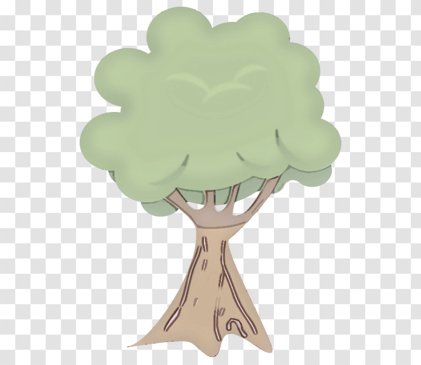 Green Leaf Tree Cloud Table - Symbol - Plant Transparent PNG