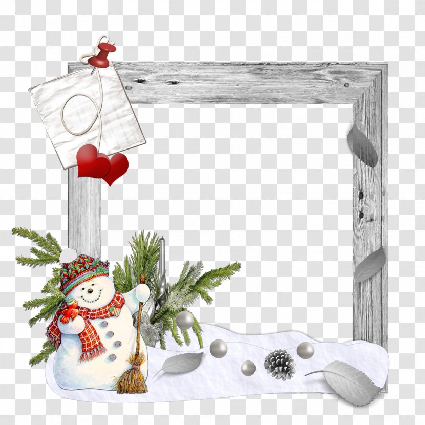 Snowman Christmas Decoration PicMix - Happy Frame Transparent PNG