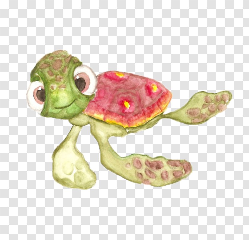 Squirt Watercolor Painting Turtle Drawing - Organism Transparent PNG