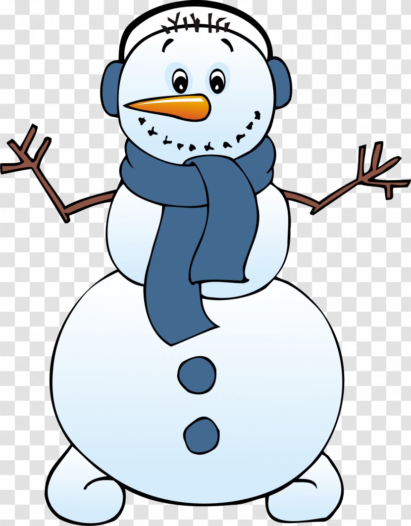 Snowman Clip Art - Artwork - Skates Vector Transparent PNG