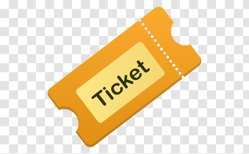 Brand Yellow Line - Ticket Transparent PNG
