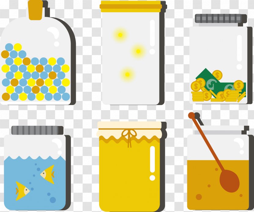 JAR Clip Art - Mason Jar - Vector Transparent PNG