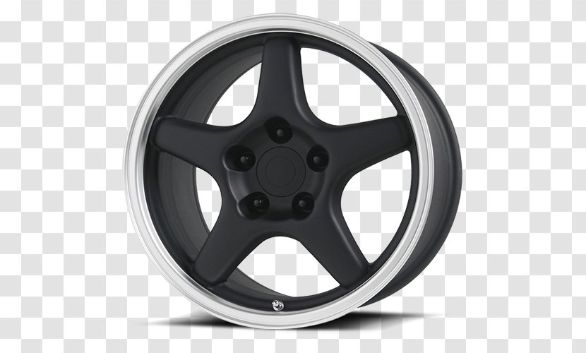 Alloy Wheel Car Spoke Custom - Black Transparent PNG