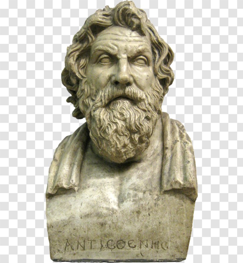 Antisthenes Philosopher Ancient Greek Philosophy Cynicism - Epicurus - Artifact Transparent PNG