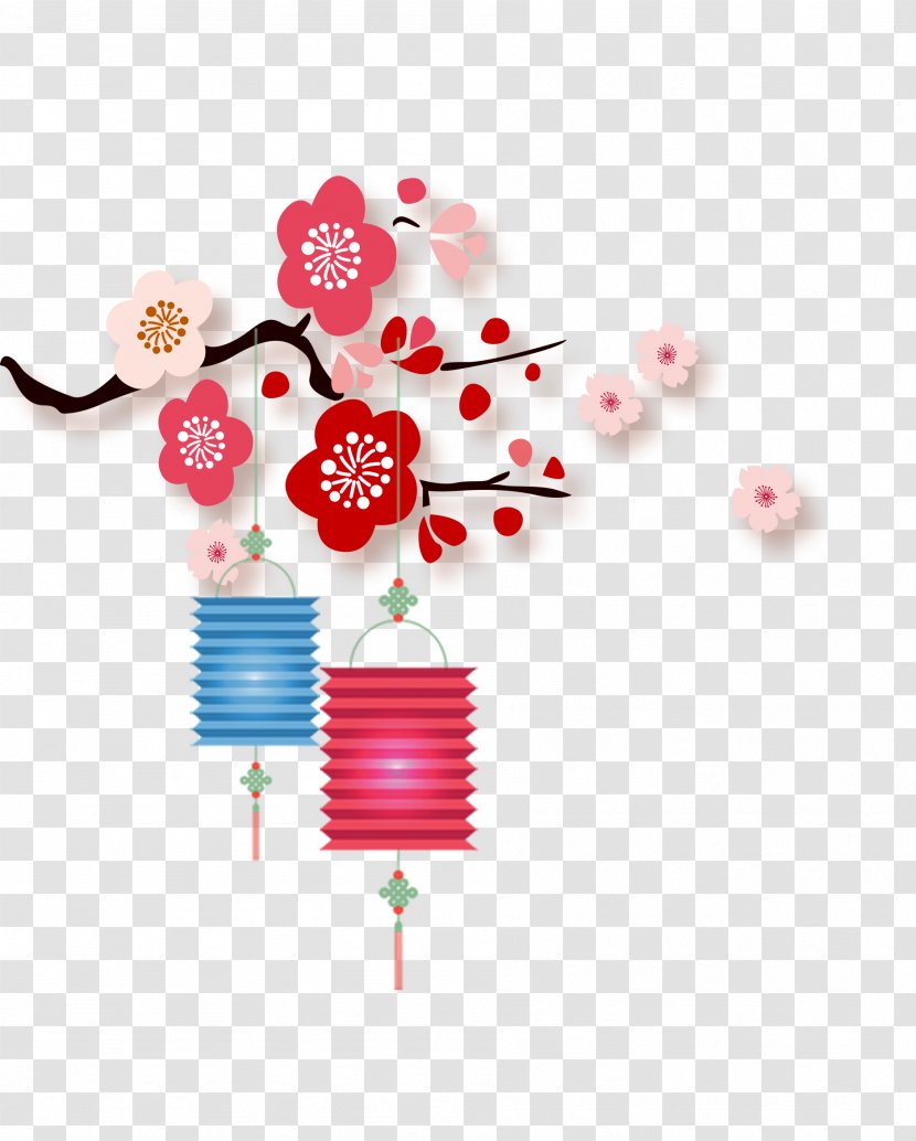 China Chinese New Year Lantern Papercutting - Traditional Holidays - Festive Lanterns Transparent PNG