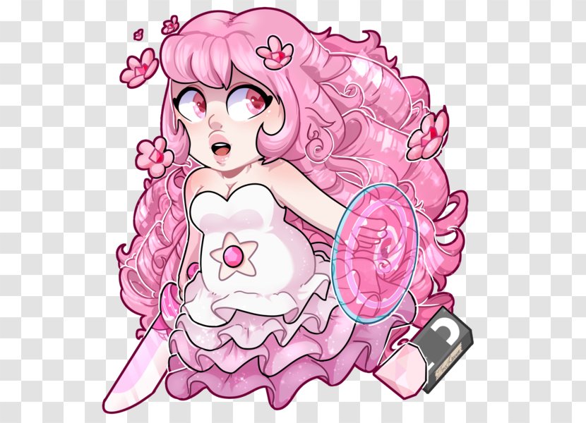 Drawing Rose Quartz DeviantArt - Flower - Steven Universe Transparent PNG