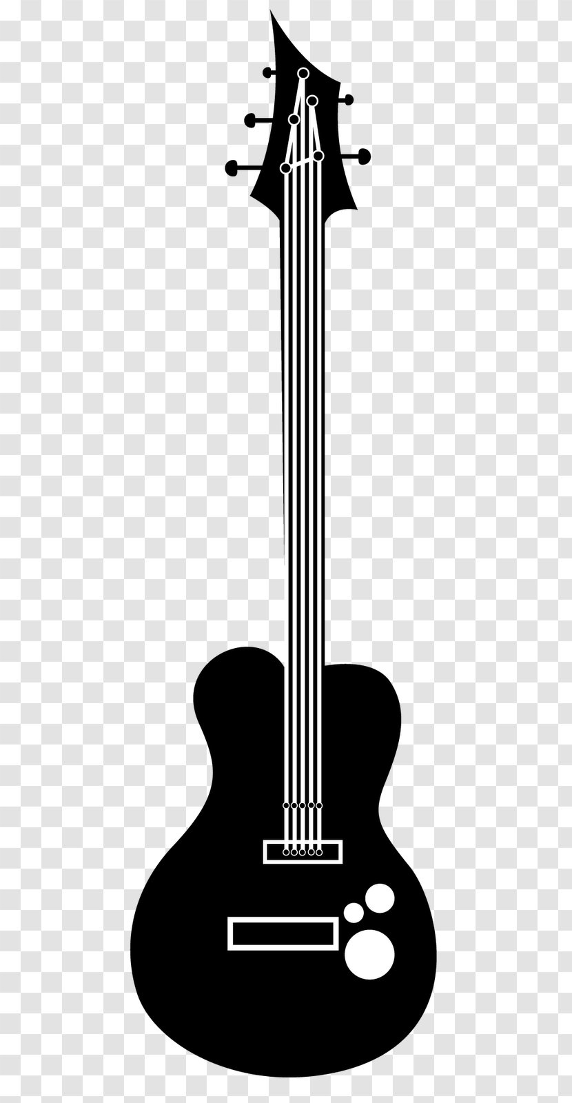 Bass Guitar Tambourine Clip Art - Cartoon Transparent PNG