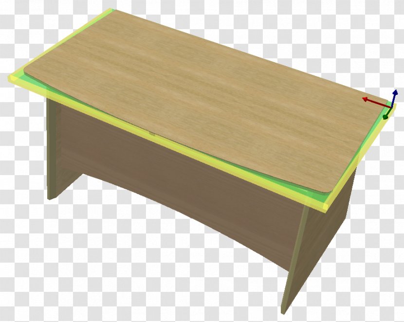 Rectangle Furniture Desk - Angle Transparent PNG