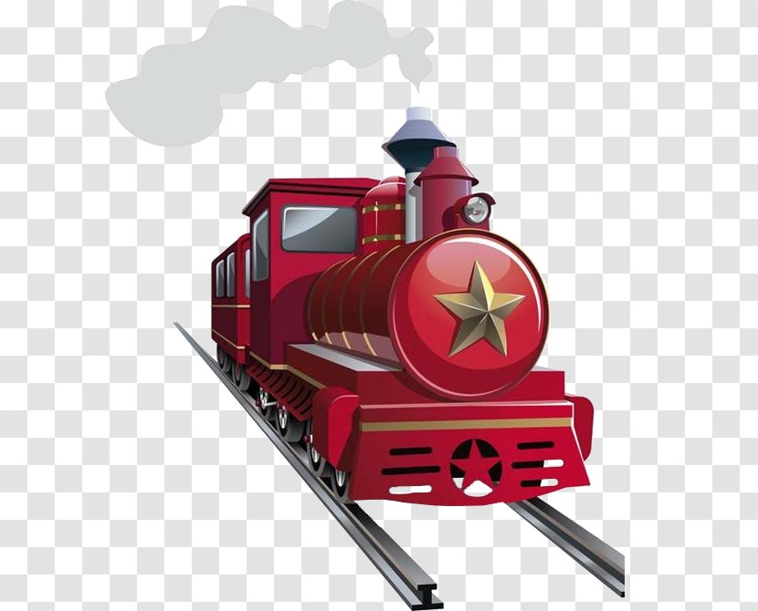 Train Rail Transport Steam Locomotive Transparent PNG