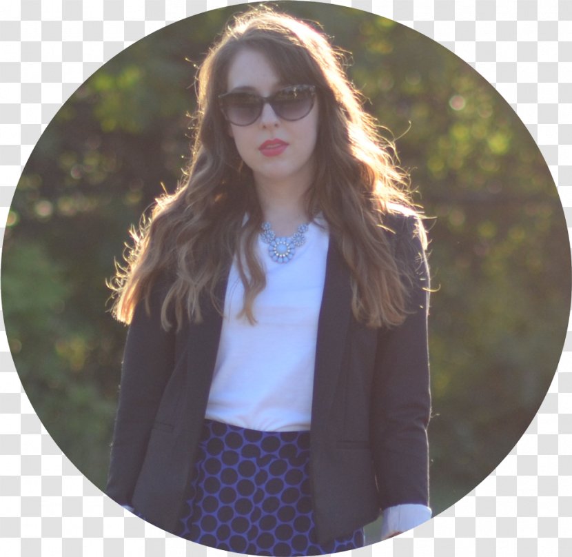 Sunglasses Brown Hair Tartan Purple - Heart Transparent PNG